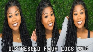 Aliexpress Faux Locs Wig | Best Braided Wigs Ft. Soku Braided Hair | Butterfly Distressed Faux Locs