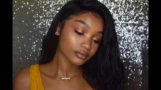 Bronze Glow Makeup Tutorial | Wig Encounters Full Lace Wig Review