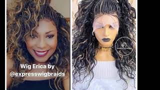 Custom Glue-Less Braided Wigs | Express Wig Braids | Realistic Braid Wigs