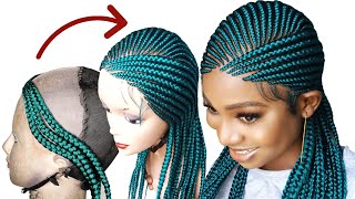  How To Make Braided Wig  / Easy To Wear Wigs For Beginners