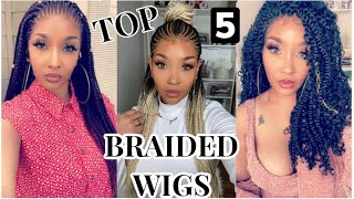 Top 5 Affordable Braided Wigs + Giveaway Winners|Dizastrousbeauty