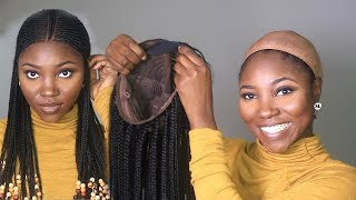 How To - Tribal Braided Style In 5 Mins // Fulani Braids And Beads