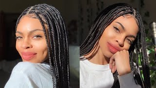 Knotless Full Lace Box Braids | Ft. Delight Braided Wigs