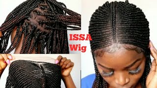 Issa Wig!!Realistic Cornrow Braid Lace Wig Install Ft Khennyesther Wigs