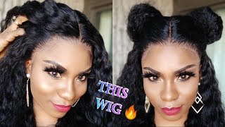 No Babyhair Full Lace Install | First Attempt | Lace Melt | Ft. Eva Wigs