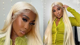 Super Natural!! Blonde Wig Install For Woc ‍♀️| No Toning Or Plucking | Yolissa Hair