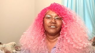 2042. The Final Look Of The Pink Full Lace Wig.