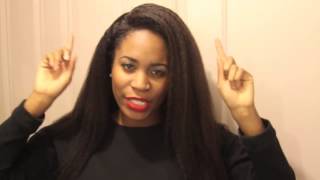 Virgin Brazilian Hair Kinky Straight Full Lace Wigs| The Most Natural Look