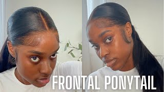 Detailed Easy Frontal Ponytail Tutorial Ft Vshowhair  | Hannah London