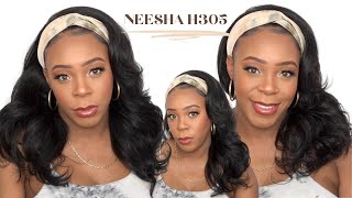 Outre Synthetic Half Wig Quick Weave - Neesha H305 --/Wigtypes.Com