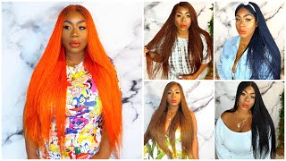 5 Wigs - 1 Video| Million Braid Wig |Fabulosity Hair| Try On Haul