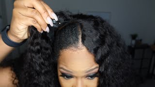 No Leave-Out, No Lace Wig Install | V-Part Wig Install | Giving Lace A Break! Ft. Nadula Hair
