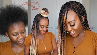 Im Shook Y'All! Box Braid In No Time | Best Full Lace Braided Wig Ever - Easy Install | Neatand
