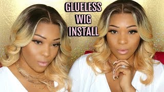 Watch Me Lay This Blonde Full Lace Wig Install | Glueless No Tap No Gel Application | Omgqueenhair