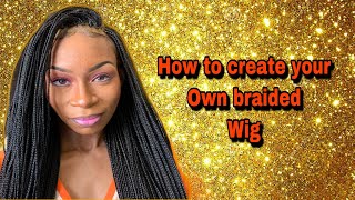 Full Lace Braided Wig W/ Small Box Braids #Braidedwigs Fulllacewig #Braids