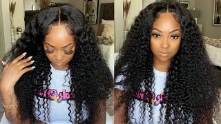 This Is The Prettiest Curl Pattern! Watch Me Slay This Water Wave Lace Closure Wig| Reshine Hair