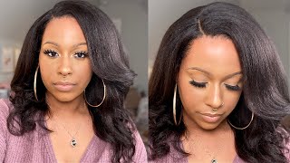 Serving Scalp Today  | Super Thick Blow Out Italian Yaki Silk Top 360 Frontal Wig Ft. Omgherhair