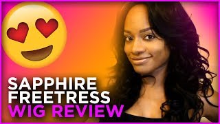 Review & Tutorial: "Sapphire" Freetress Equal Whole Lace Full Hand Tied Wig