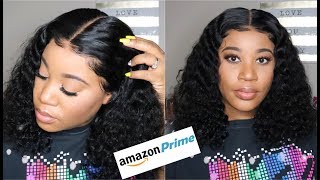 Affordable 13X6 Amazon Curly Wig I Bleaching Knots, Styling, Baby Hairs I Rishang Hair