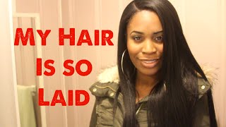 A Perfect Install Yaki Straight Glueless Full Lace Wigs |Wowafrican Hair Review