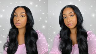 £28 Body Wave 30" Synthetic Wig Glueless Installation | Aliexpress Cheap Lace Front Uk