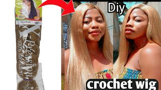 How To: Crochet Wig Using  One Pack Of Braiding Hair/ Start To Finish