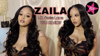 Zaila Hd Swiss Lace Synthetic Wig Review | Yellow Jade X Samsbeauty