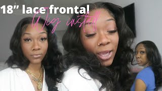 Lace Or Silk Press?! 18’ Lace Wig Install Ft: Supernova Hair