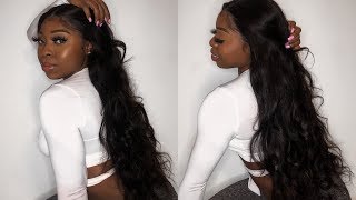 Curling Isee Hair Indian Body Wave Wig
