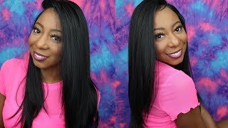 Under $45 ?! | Best Human Hair Mix Full Lace Wig | Style Plus + Yaki | Ft Samsbeauty