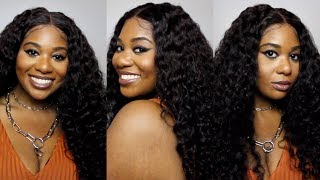 My Summer Curly Wig! | How To Glue Your Lace Wig Using Ghost Bond| Pocketsandbows