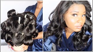 How To: Perfect Pin Curls For Events Like Weddings, Baby Shower Etc Lasting Curls | Ashimary Hair