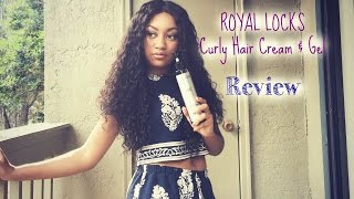 Brazilian Lace Wig Styling | Royal Locks Curly Hair Cream & Gel Review