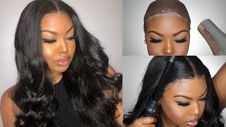 Laid My Wig Using Ghost Bond Glue For The First Time |Vip Beauty Hair