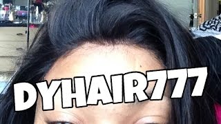 Dyhair777 Full Lace Wig Review | Install