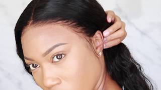 How I Lay My Wigs And Melt My Lace Glueless No Baby Hair 13X6 | Tinashe Hair