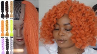 Diy Curly Crochet Wig / Using Aliexpress Braiding Hair