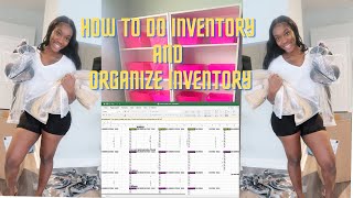 How To Do Inventory & Organize Your Inventory [Hair Company]