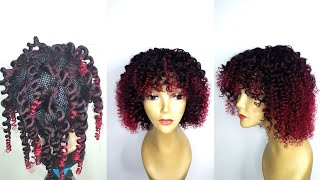 How To : Diy Curly Crochet Wig Using Braiding Hair