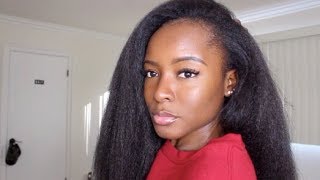 How To: Kinky Straight Hair  Sew In? Lace Wig? Crochet?