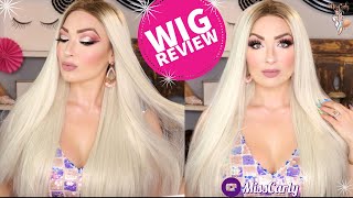 ✨Lace Front Wig Review! ✨ K'Ryssma | 13X6 Deep Free Parting | Ombre Blonde | Amazon Wig Under $