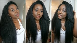 Best Realistic Looking Kinky Straight Hair Extensions! Aliexpress Rosa Queen