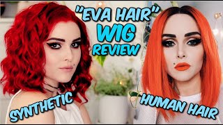 "Eva Hair"  - Synthetic & Human Hair Wig Review