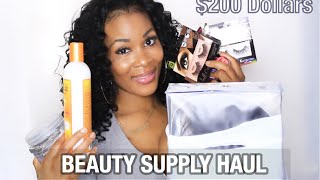 Beauty Supply Store Haul 2020| Affordable Lashes, Wigs & Makeup