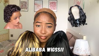 I Tried More Wigs Alibaba Wigs (What I Ordered Vs What I Got) || Nono Bee