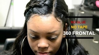 360 Lace Frontal Sew-In ▪️ Aliexpress Luvin Hair Review  #Salonwork