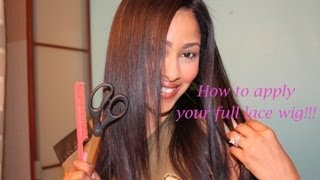 Applying Full Lace Wigs Start To Finish!!!! | Rpgshow Csls007-C