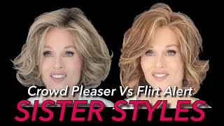Raquel Welch Wig Review | Crowd Pleaser Vs Flirt Alert | What Sets Them Apart? | Side By Side Views