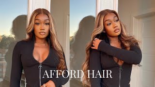 Caramel Highlight Wig Suitable For Winter Ft Affordhair
