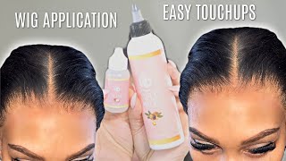 Simple Wig Application For Active Lifestyle| Hd Active Glue | Bob Wig
